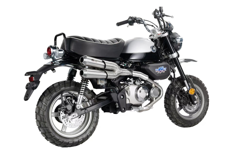 BURNOUTチタンフルエキゾーストマフラー モンキー125